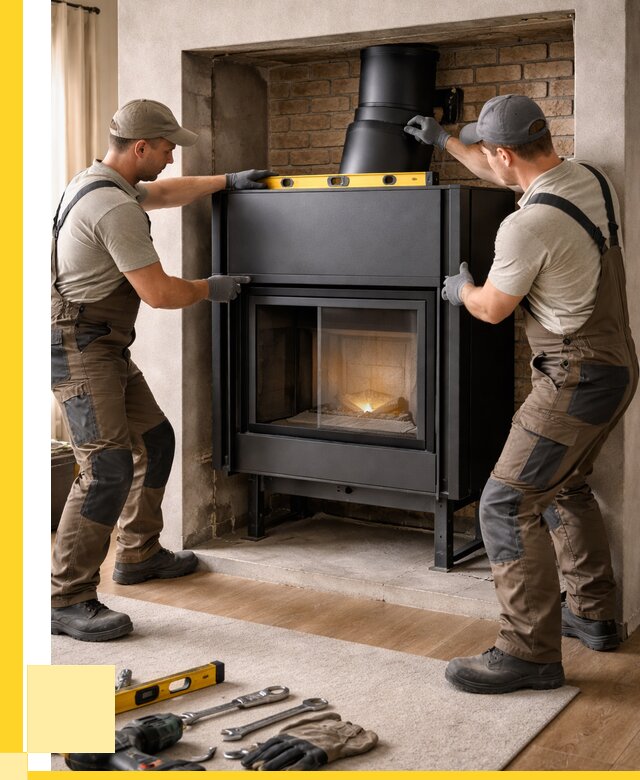 Установка каминных топок в Волгодонске под ключ от 19697 р. | ЭриданВгн