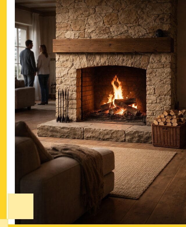 Открытые камины под ключ в Волгодонске от 164145 р. ЭриданВгн