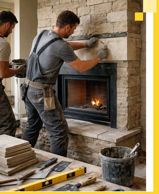 Проектирование и установка открытых каминов в Волгодонске