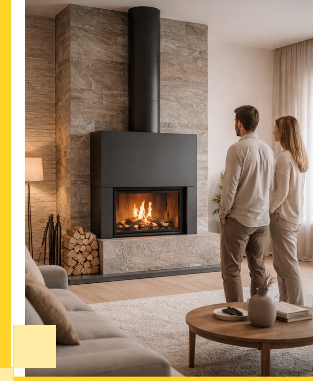 Закрытые камины под ключ в Волгодонске от 131316 р., ЭриданВгн