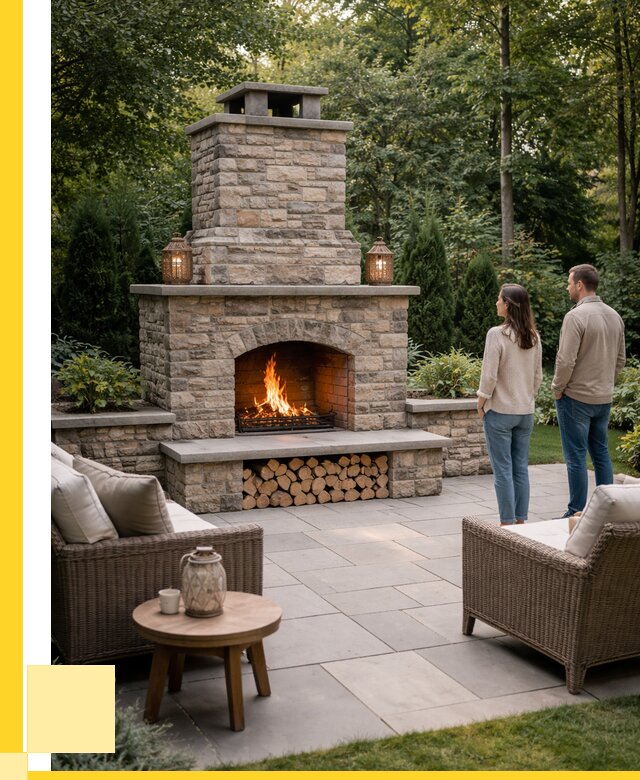 Уличные камины из кирпича в Волгодонске от 164145 р. | ЭриданВгн