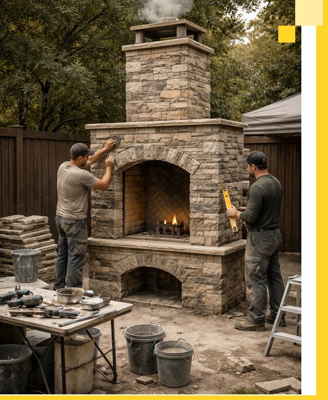 Проектирование и установка уличных каминов в Волгодонске