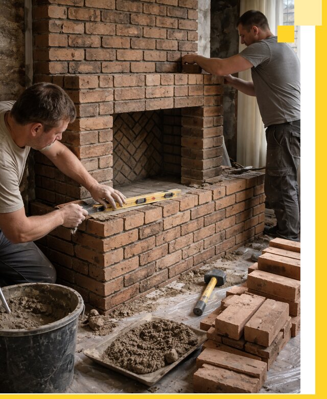 Изготовление и установка кирпичных каминов в Волгодонске