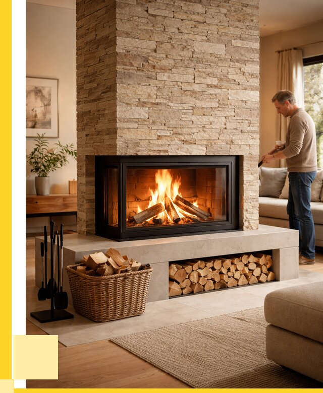 Дровяной камин под ключ в Волгодонске от 218860 р. | ЭриданВгн