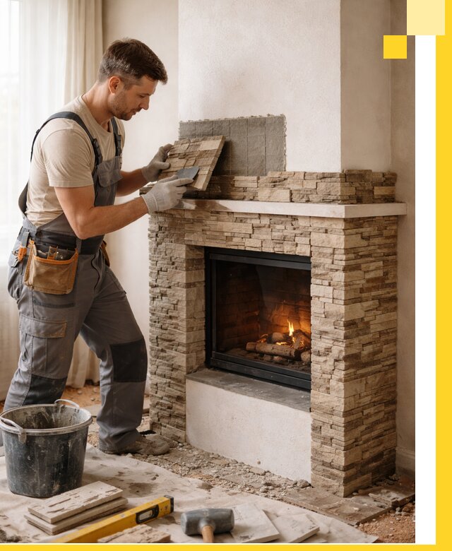 Изготовление и монтаж каминов для дома под ключ в Волгодонске