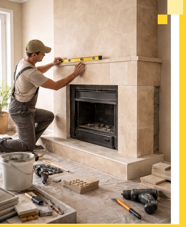 Установка и монтаж каминов в частном доме под ключ в Волгодонске