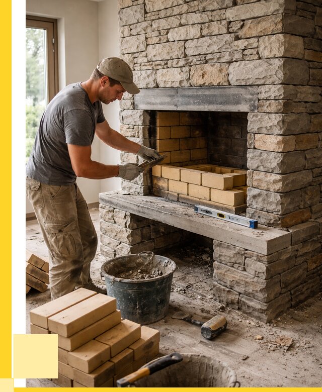 Кладка каминов и камина в Волгодонске от 27358 р. ЭриданВгн