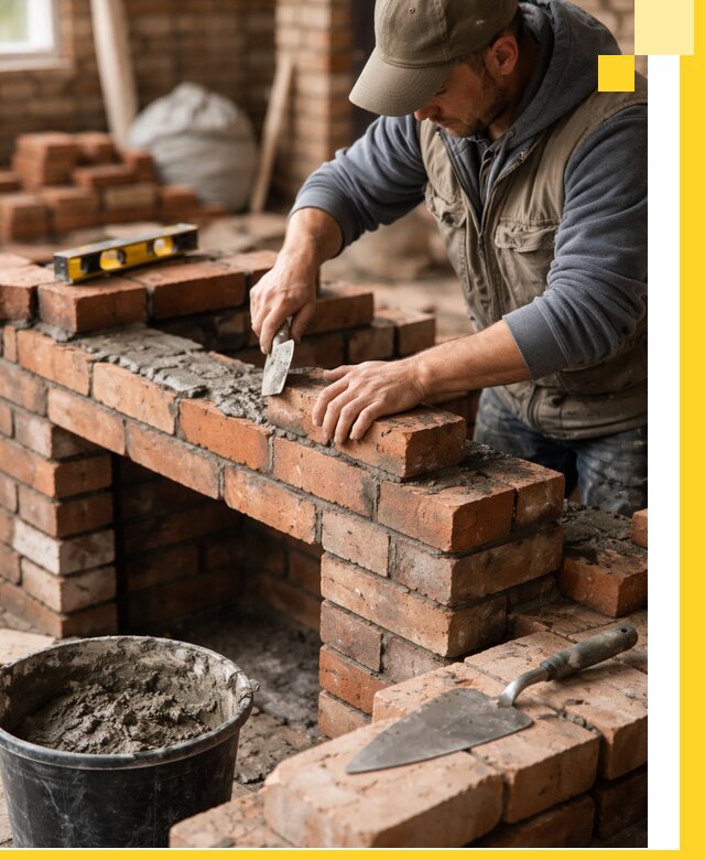 Кладка каминов под ключ в Волгодонске профессиональная отделка и монтаж