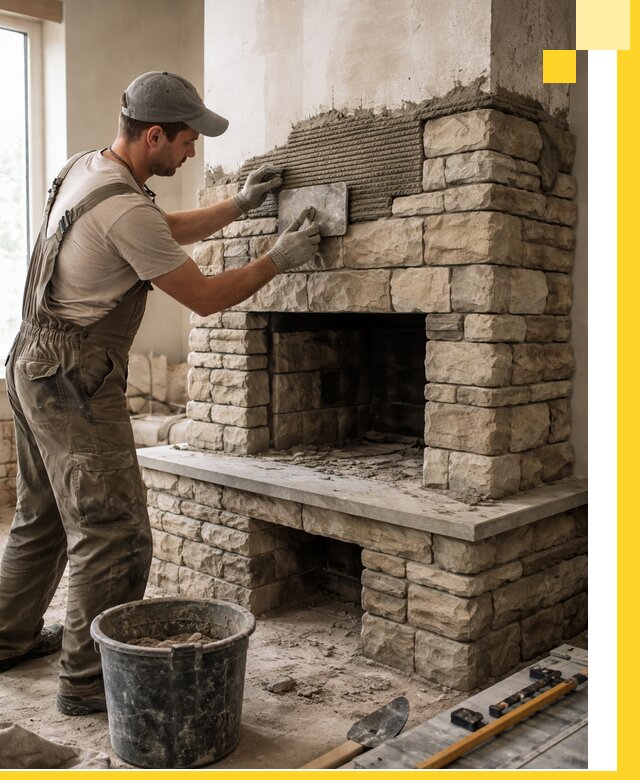 Строительство каминов под ключ в Волгодонске от проектирования до монтажа