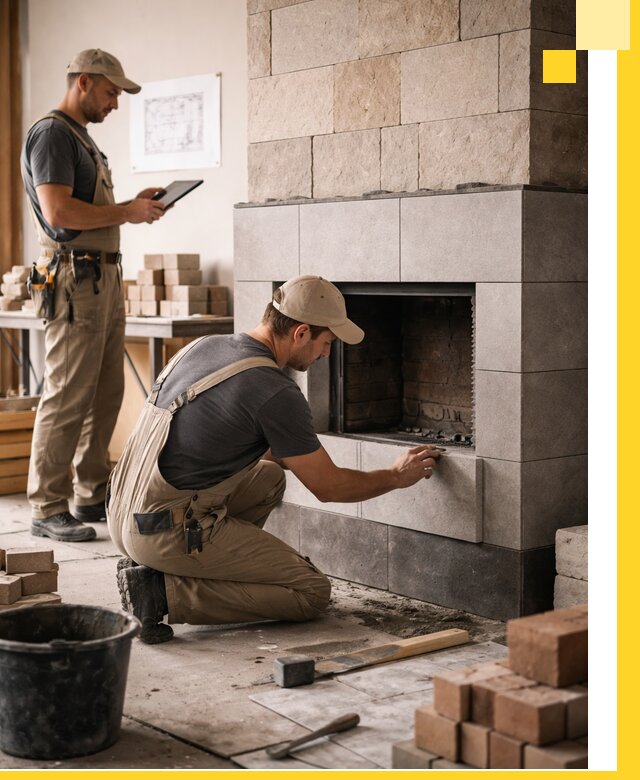 Индивидуальные проекты каминов и каминных систем в Волгодонске