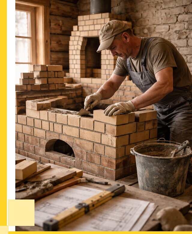 Кладка печей из кирпича в Волгодонске цены от 32829 р. - ЭриданВгн