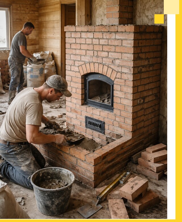 Профессиональное строительство печей в Волгодонске под ключ