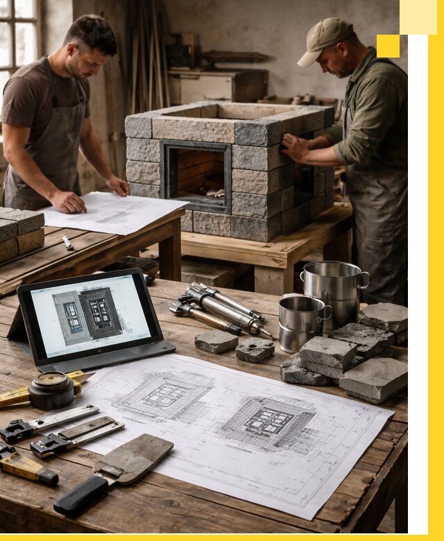 Разработка проектов печей с согласованием и монтажом в Волгодонске