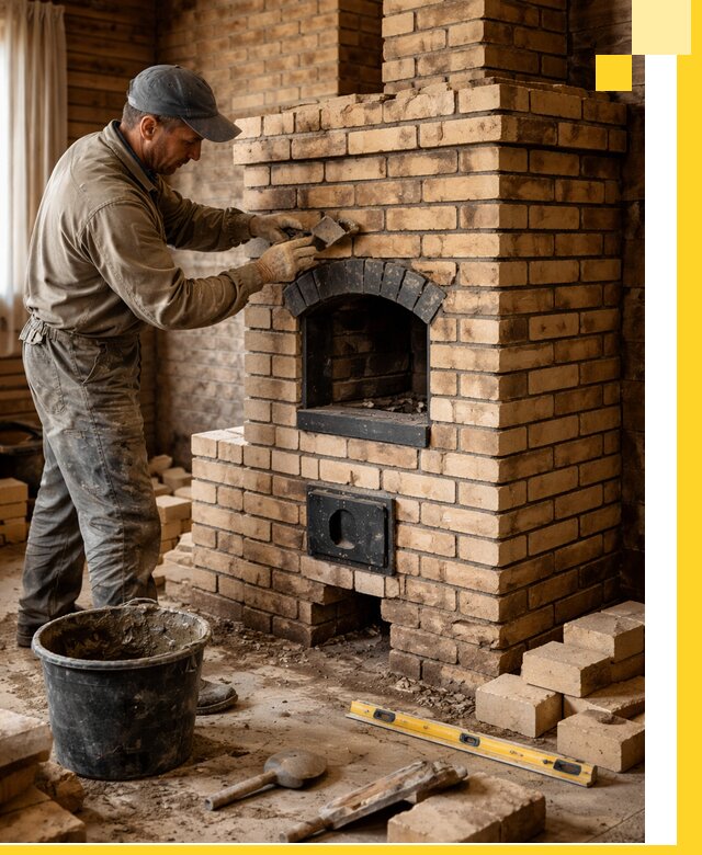 Кирпичные печи под ключ в Волгодонске: проектирование и кладка