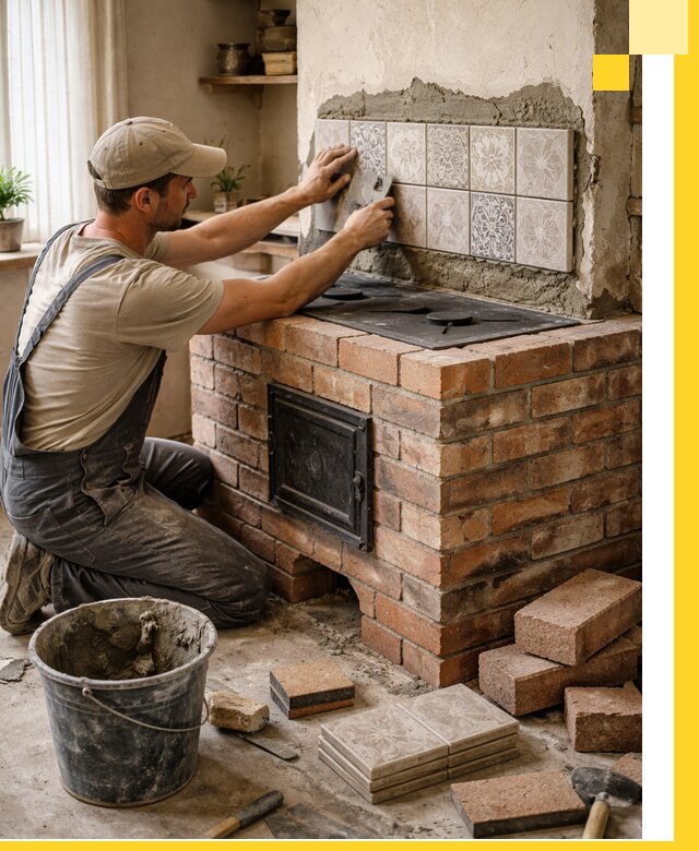 Печи с плитой на заказ монтаж гарантия и сервис в Волгодонске