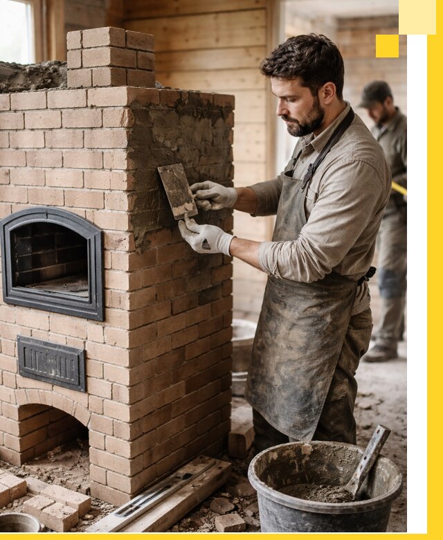 Изготовление и установка печей-шведок под ключ в Волгодонске