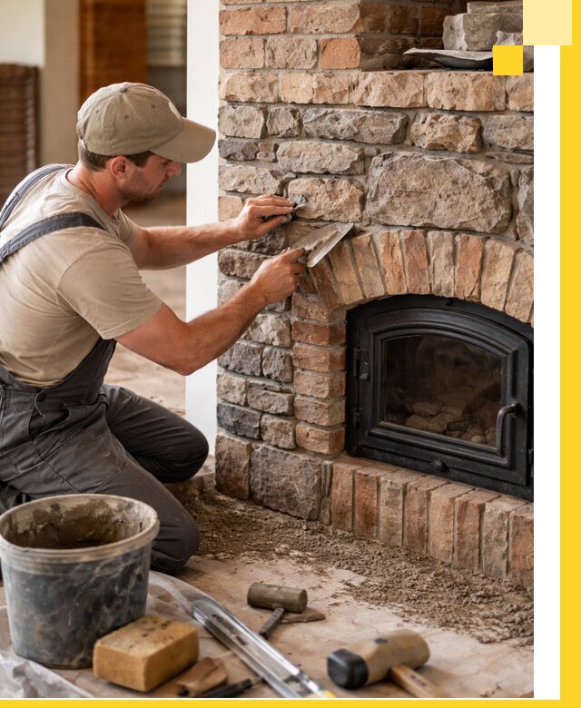 Печи для дома под ключ в Волгодонске, установка и доставка