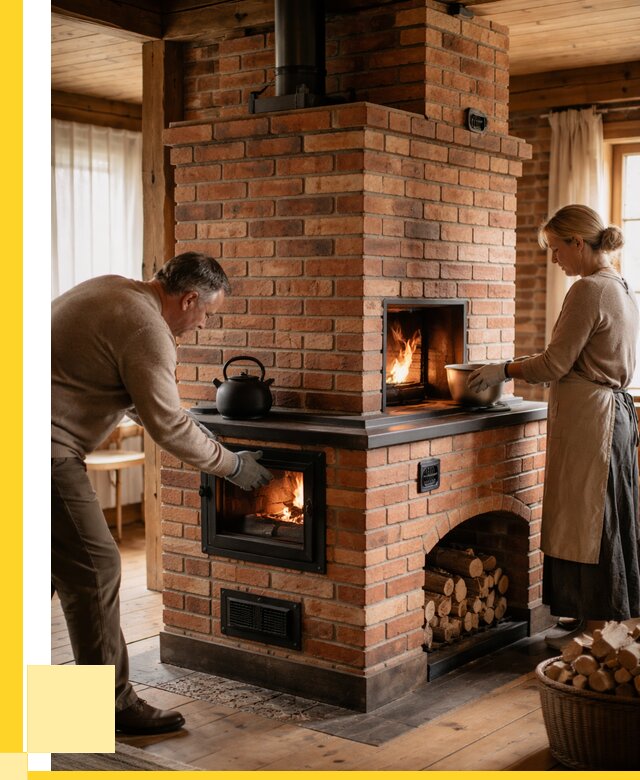 Печи для загородного дома под ключ в Волгодонске от 87544 р. | ЭриданВгн