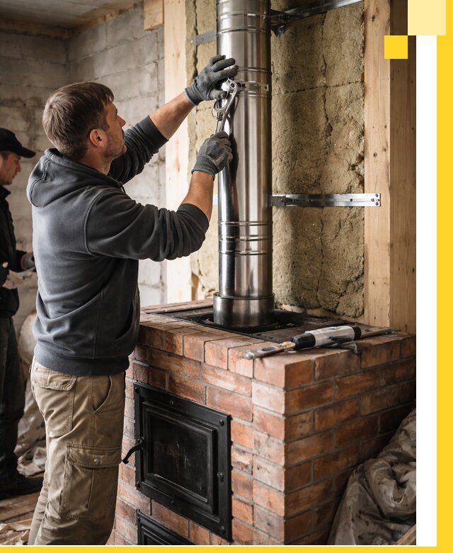 Изготовление и монтаж печей и дымоходов под ключ в Волгодонске