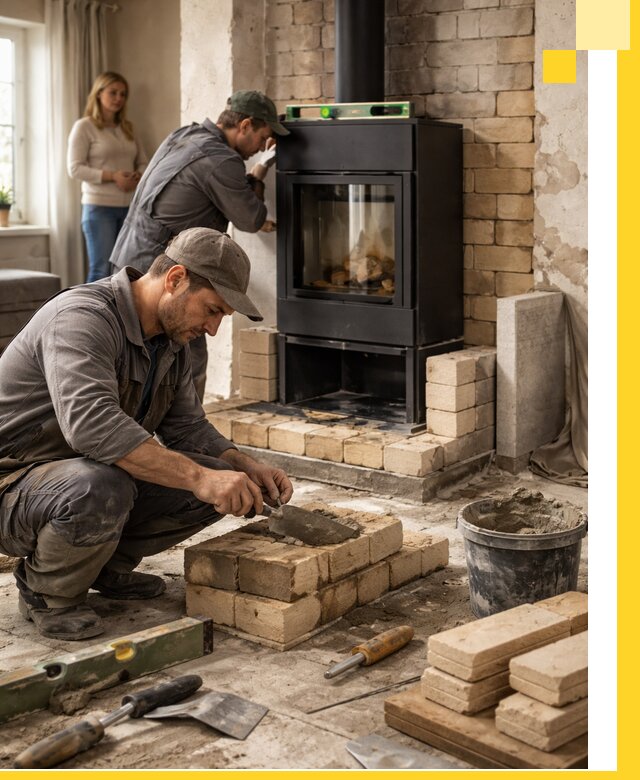 Печи и камины под ключ: проект, установка в Волгодонске