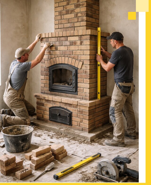 Продажа и установка печей и каминов для дома под ключ в Волгодонске