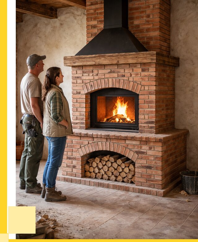 Печи камины из кирпича в Волгодонске от 131316 р. | ЭриданВгн