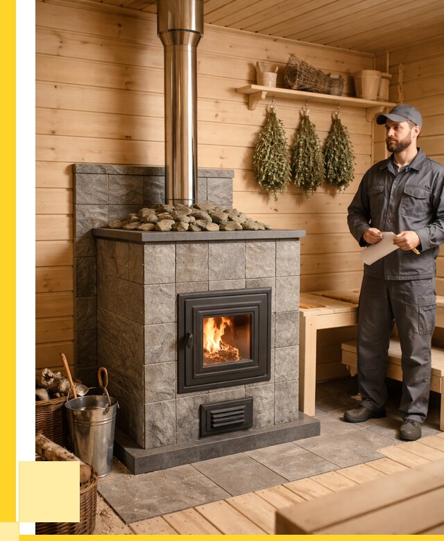 Печи для бани под ключ в Волгодонске от 131316 р. | ЭриданВгн