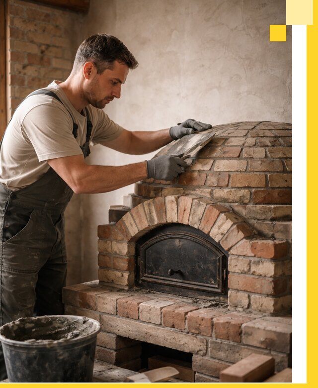 Изготовление и монтаж помпейских печей на заказ в Волгодонске