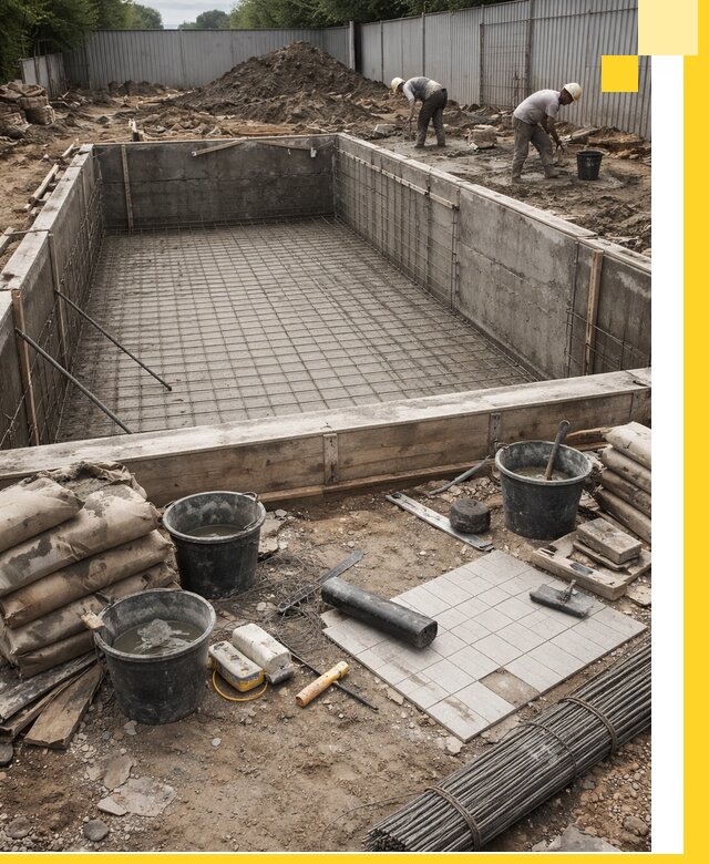 Строительство бассейнов под ключ в Волгодонске, дизайн и монтаж