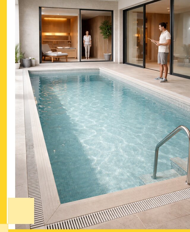 Отделка бассейна пленкой ПВХ в Волгодонске от 3830 р. - ЭриданВгн