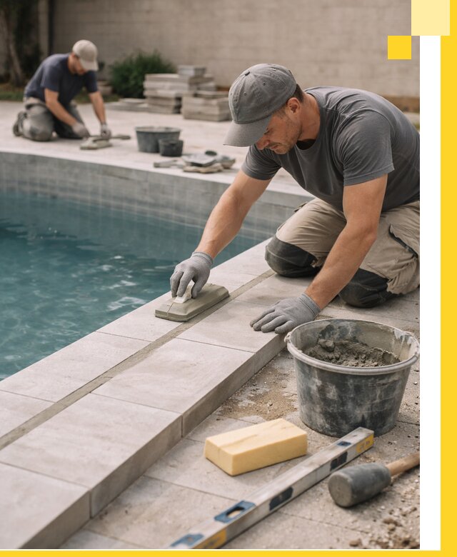 Отделка бассейнов в Волгодонске: декоративная отделка и гидроизоляция