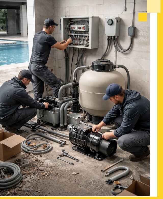 Профессиональный монтаж оборудования для бассейнов в Волгодонске