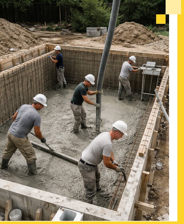 Строительство бетонных бассейнов под ключ в Волгодонске