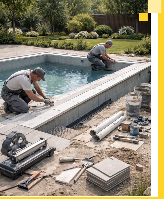 Строительство открытых бассейнов под ключ в Волгодонске профессионально