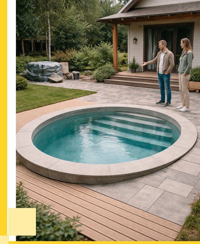 Бассейн на даче под ключ в Волгодонске от 218860 р., ЭриданВгн