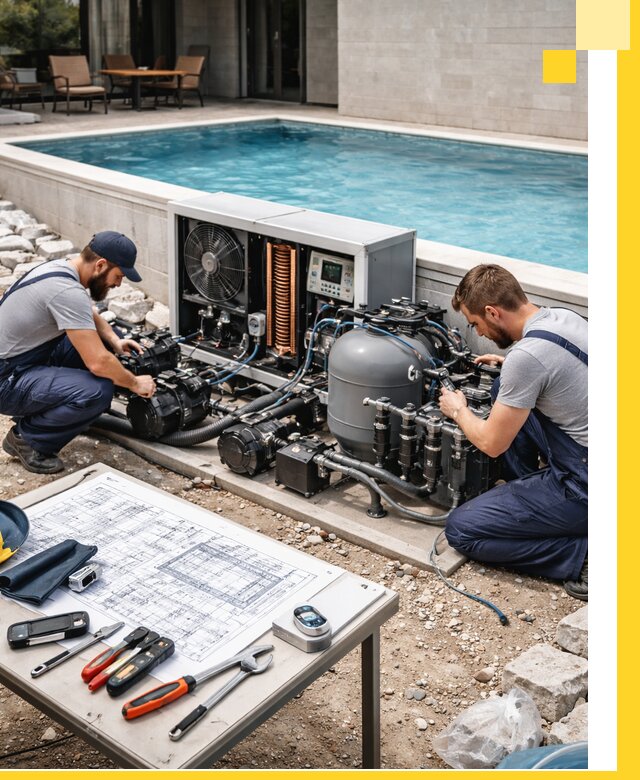 Проектирование и монтаж бассейнов с подогревом в Волгодонске