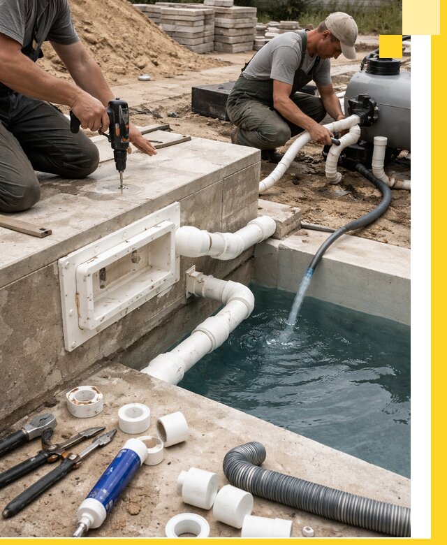 Строительство скиммерных бассейнов под ключ в Волгодонске