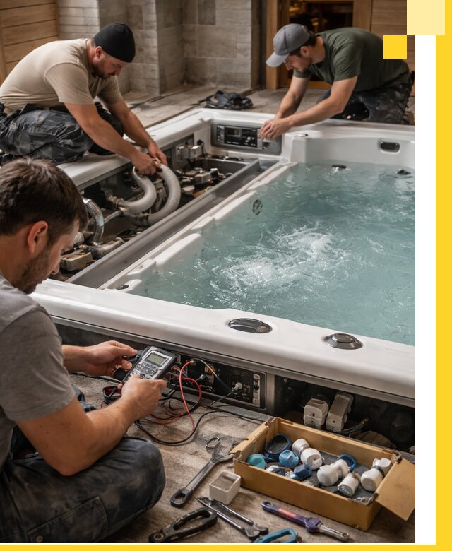 Гидромассажные бассейны под ключ в Волгодонске, дизайн и монтаж