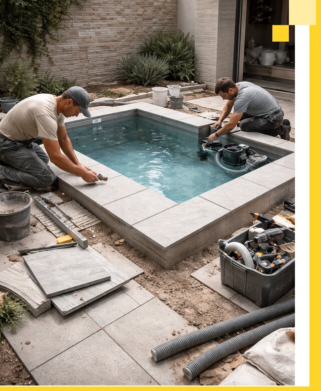 Мини бассейны под ключ в Волгодонске, дизайн и установка