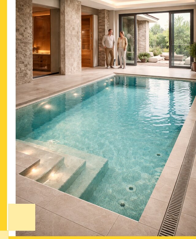 Бассейн во дворе в Волгодонске: проект, отделка от 1313160 р. | ЭриданВгн