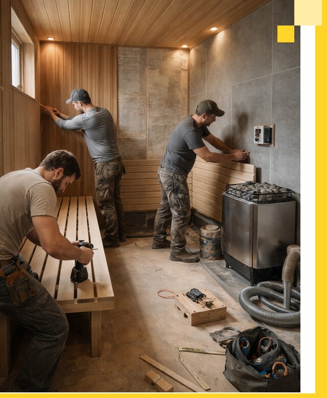 Сауны под ключ в Волгодонске, проектирование, строительство, отделка