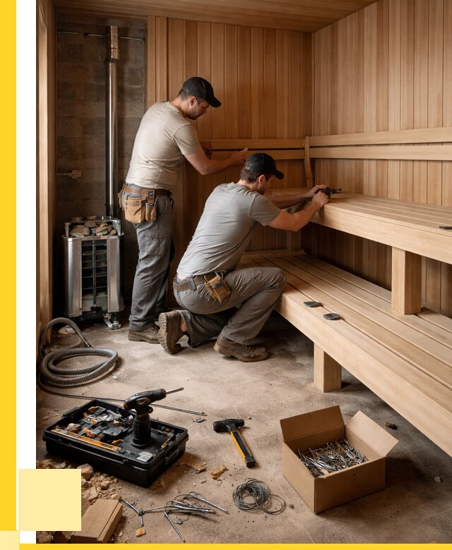Монтаж саун под ключ в Волгодонске от 131316 р. | ЭриданВгн