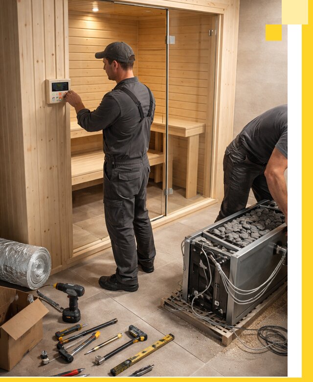 Поставка, установка и монтаж электрических саун в Волгодонске