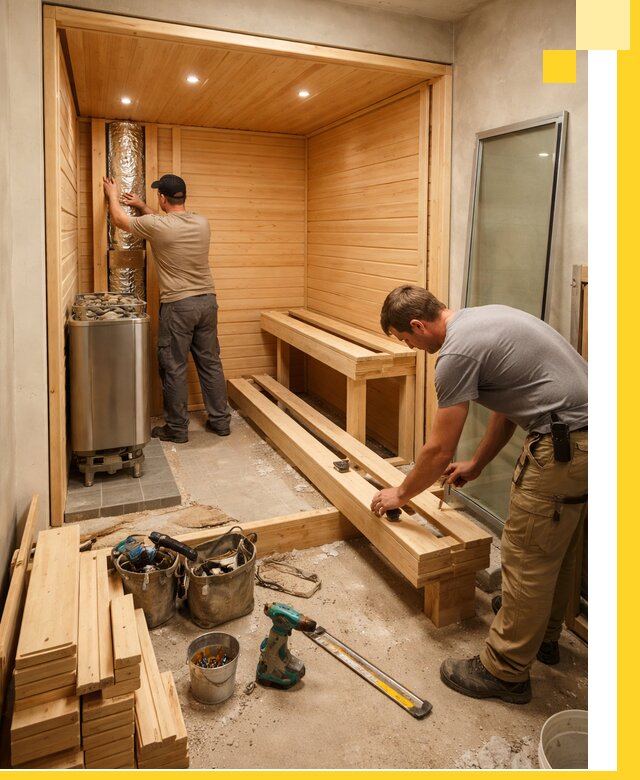 Проектирование и установка домашних саун под ключ в Волгодонске