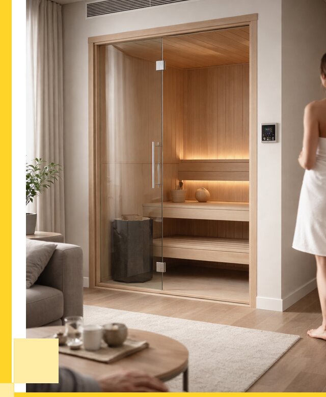 Сауна в квартире под ключ в Волгодонске от 131316 р. ЭриданВгн