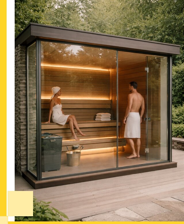 Сауна стеклянная и двери для сауны в Волгодонске от 273575 р. | ЭриданВгн
