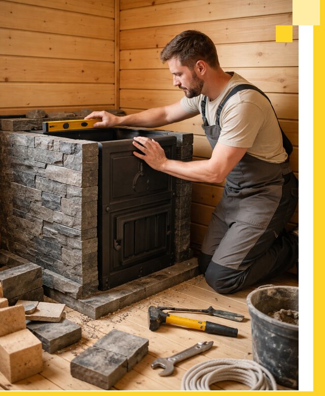 Производство и установка печей для саун под ключ в Волгодонске