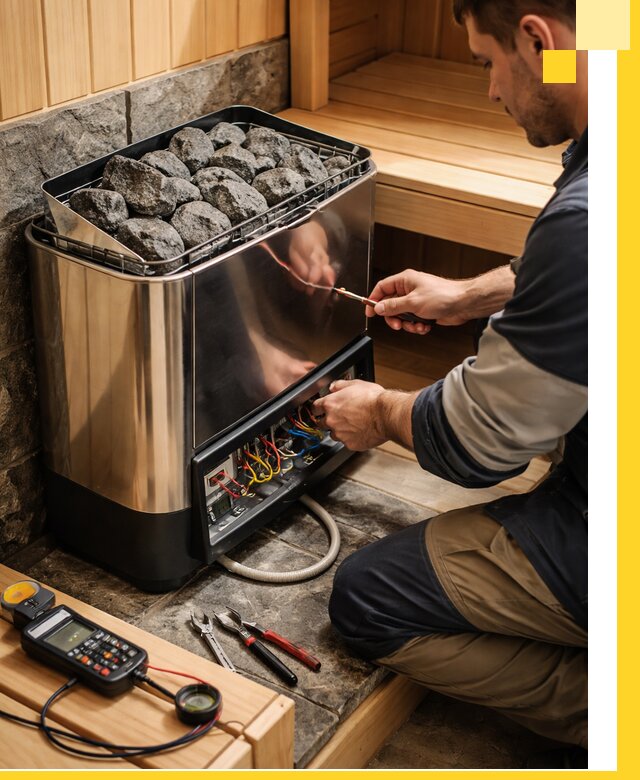 Продажа и установка электрокаменок для саун в Волгодонске