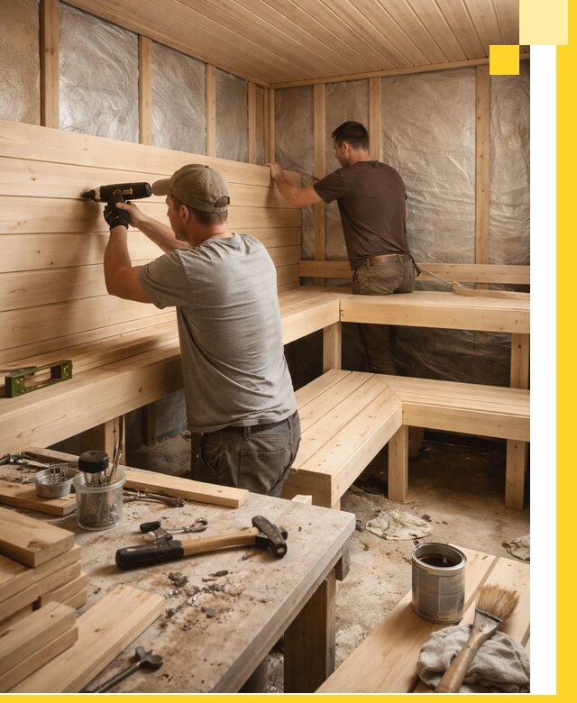 Профессиональная отделка бань и саун под ключ в Волгодонске