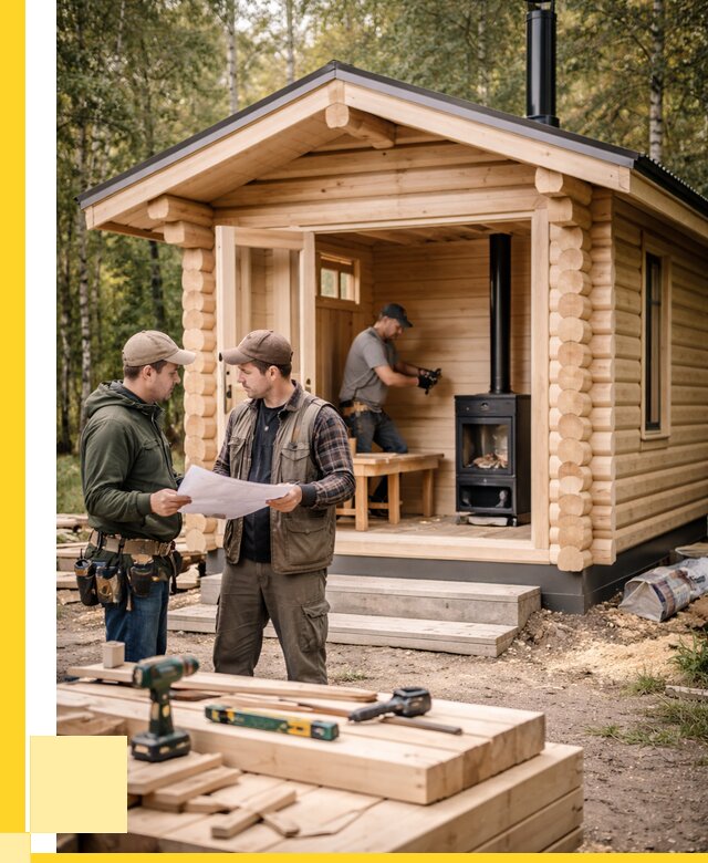 Монтаж бань под ключ в Волгодонске — от 218860 р. | ЭриданВгн